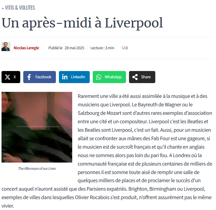 Un apres midi Liverpool Un apres midi Liverpool