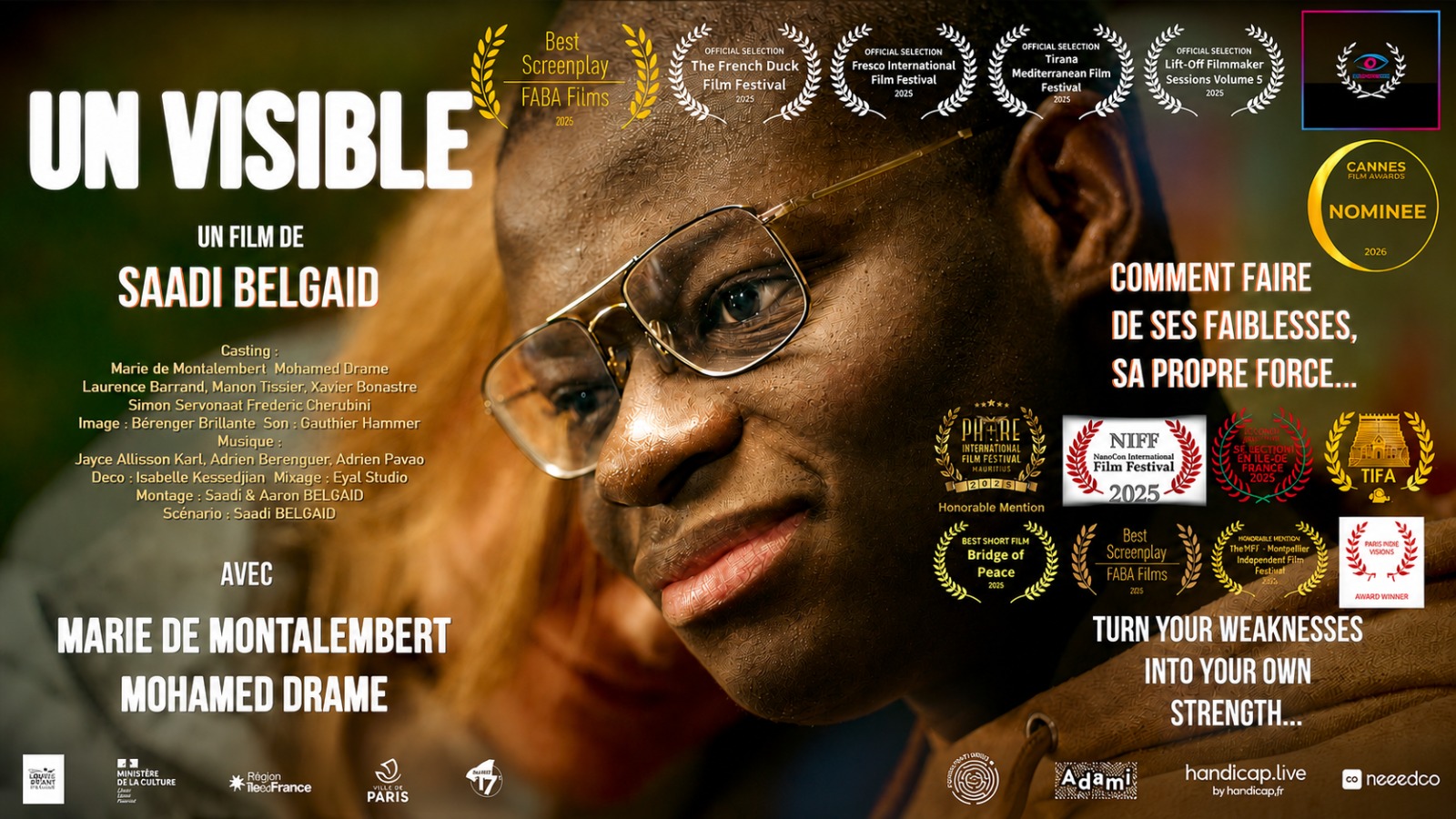 Un visible affiche